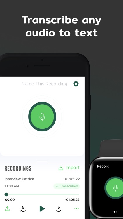 Transcribe Voice Notes to Text