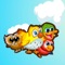 The bird wants a lot of love nests, but it is very hardworking, help the bird fly into another love nest, and collect more stars and hearts while flying