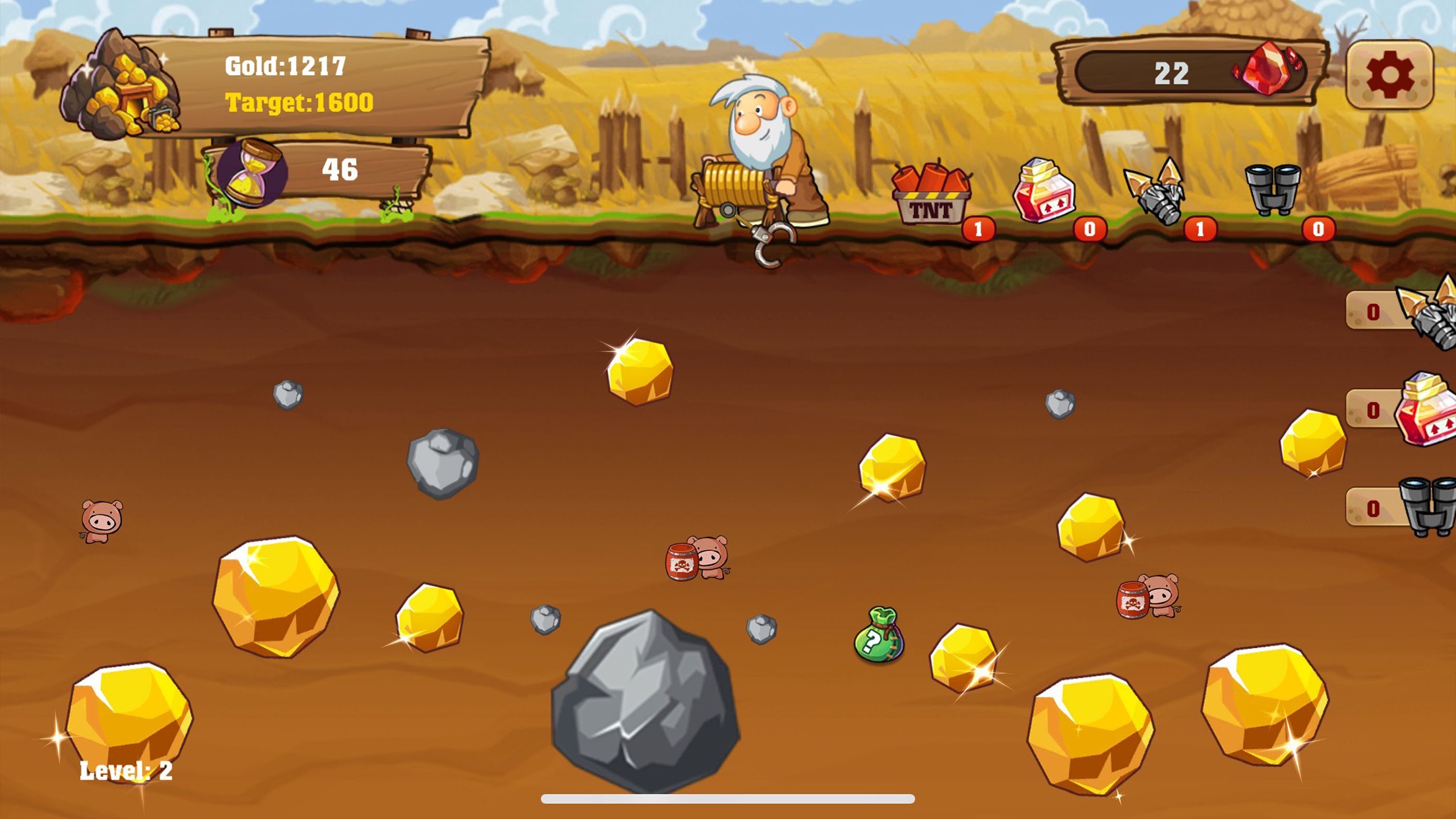 黄金矿工经典挖金矿单机超休闲小游戏大富翁采矿大亨掘金之旅