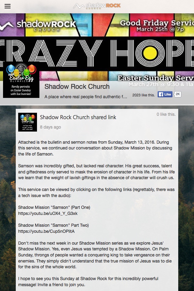 Shadow Rock Church screenshot 2