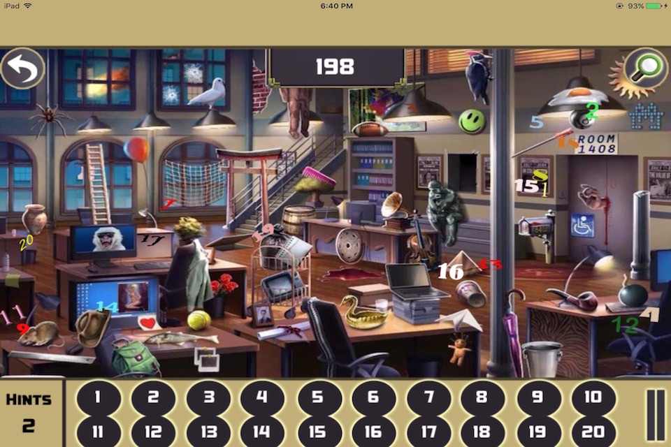 Hidden Numbers : Crime Scene screenshot 2