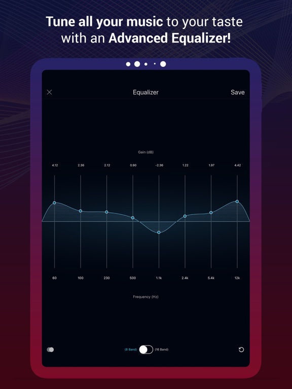 「Boom Bass Booster & Equalizer」 iPadアプリ APPLION