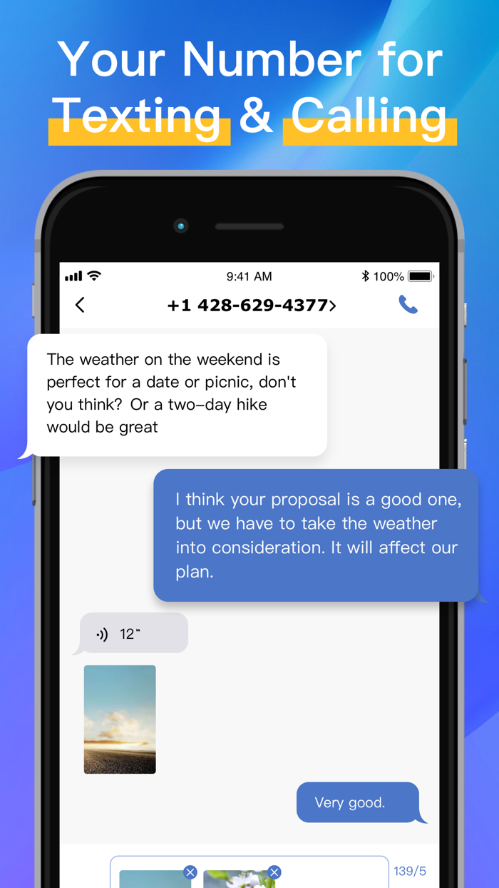 2nd Text - Second Phone Number