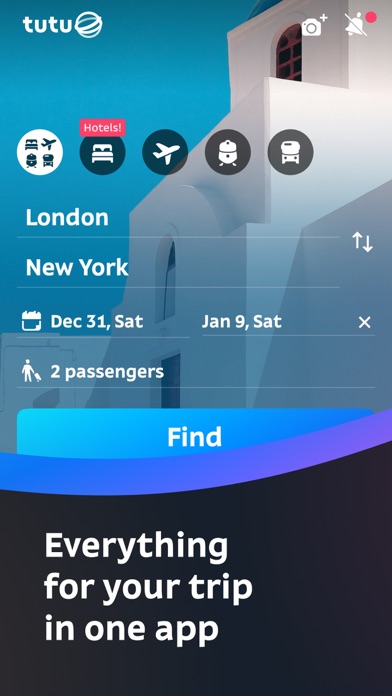 Туту: Отели, авиа и жд билеты screenshot 2