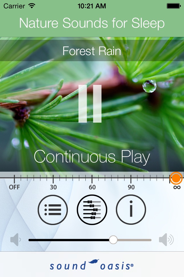 Sound Oasis Nature Sounds Pro screenshot 2