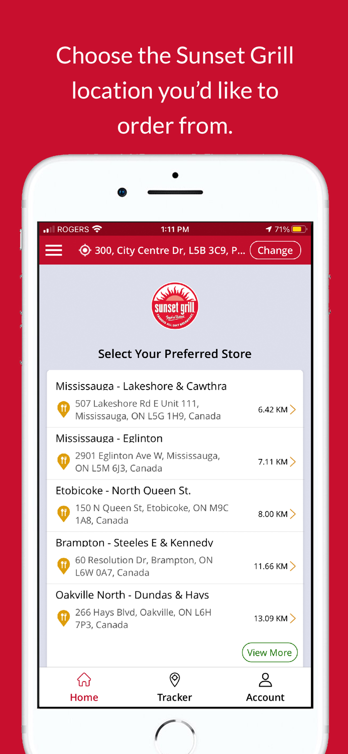 Sunset Grill Breakfast  Lunch