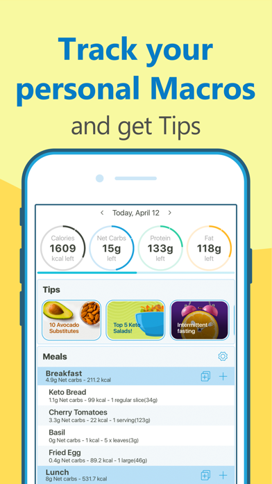 Keto.app Low carb diet manager screenshot 4