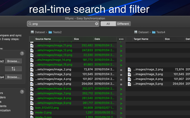‎DSync - File Synchronizer Screenshot