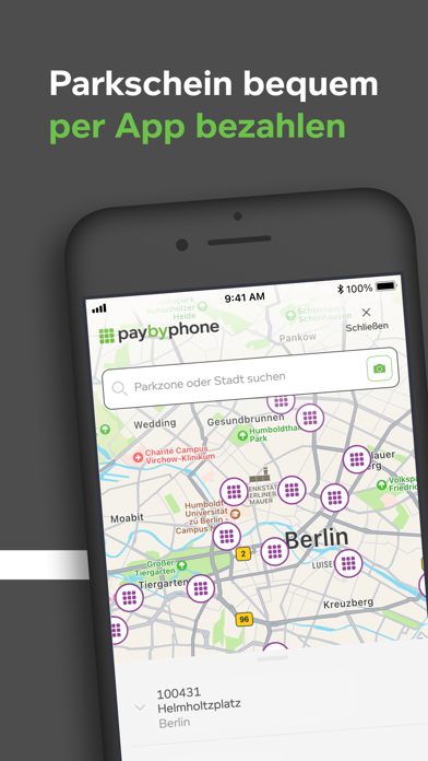 PayByPhone – Parken per App app screenshot 0 by PayByPhone Technologies Inc. - appdatabase.net