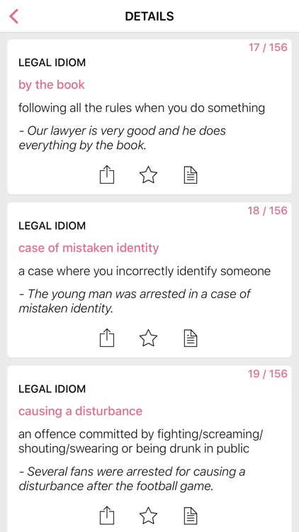 Business - Legal idioms