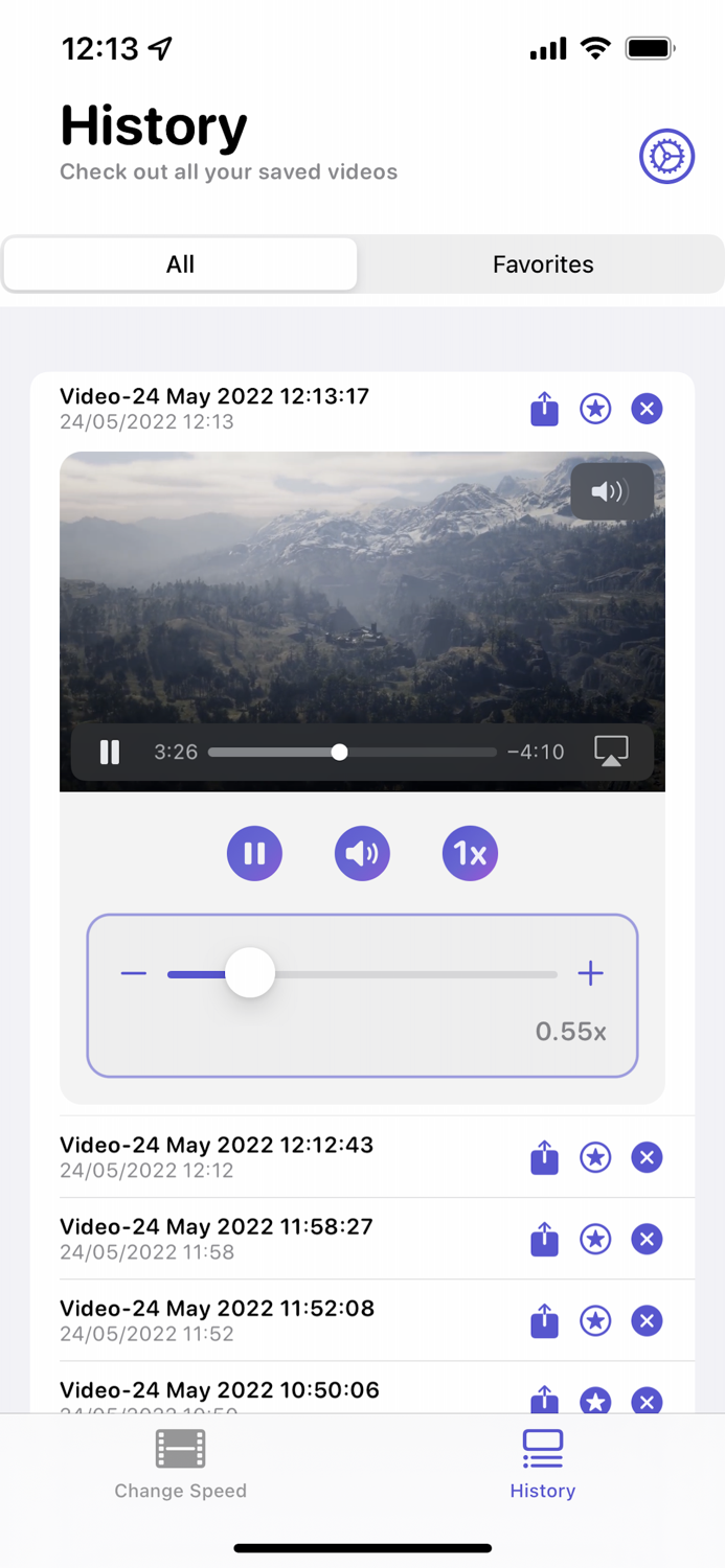 Slowdeo Slow down your videos