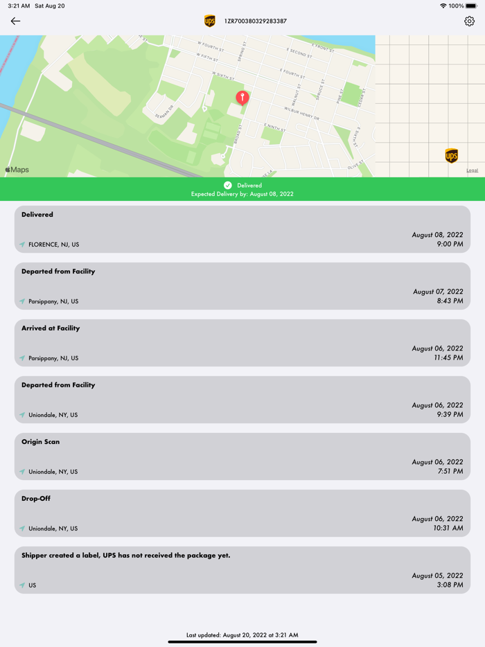 Track-it Package Tracker