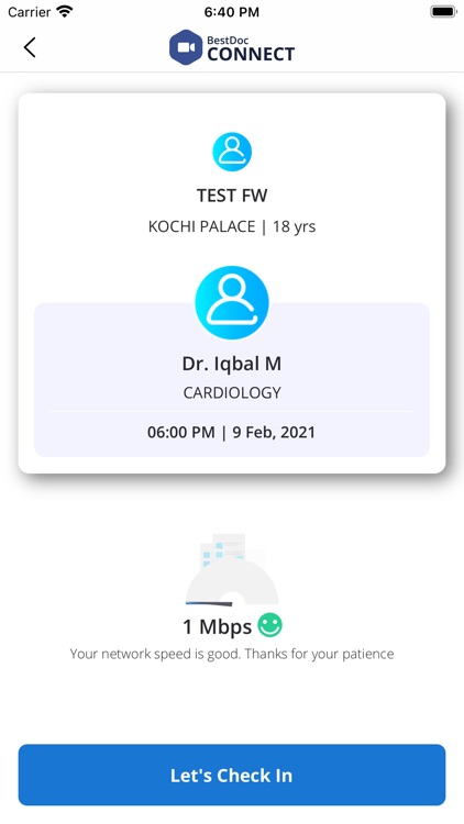 BestDoc Connect Patient App