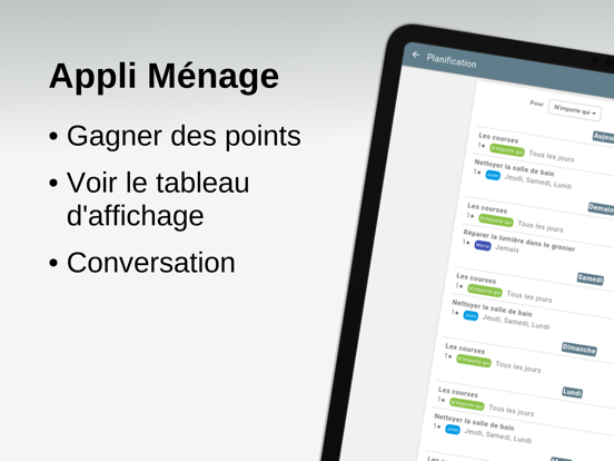 Screenshot #4 pour Appli Ménage