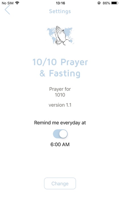 10/10 Prayer and Fasting