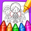 How to draw toca step by step