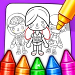 How to draw toca step by step