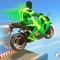 Icon Stunts Motor Bike Super Heroes