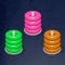 Color Hoop Stacks is a classic addictive sort puzzle game