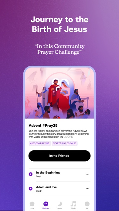 Hallow: Prayer & Meditation Screenshot