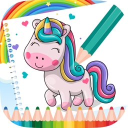 Unicorn World – Coloring Book