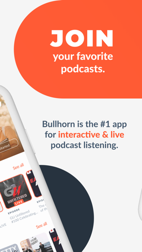 Bullhorn Podcast App & Player 截屏 2