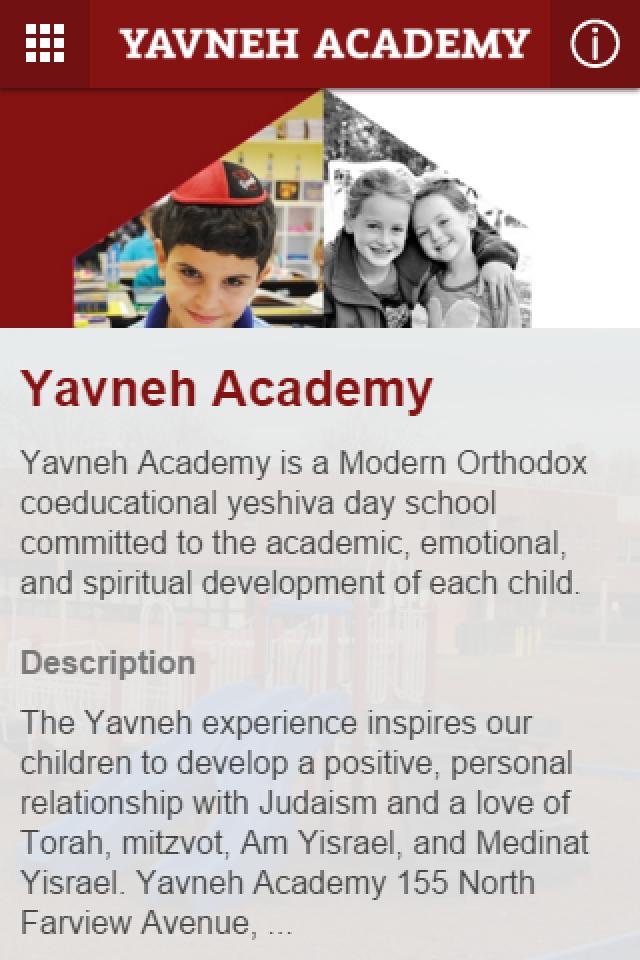 Yavneh Academy screenshot 2