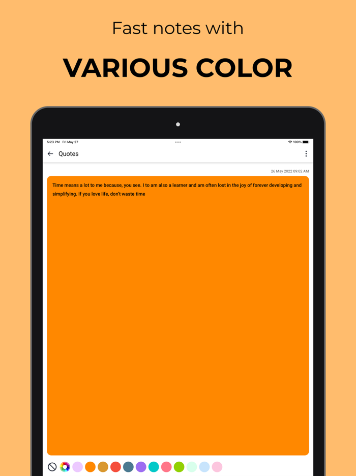 Color Note Notes Widget App