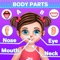 Icon Human Body Parts Kids Learning
