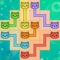 Train your brain and solve puzzles with cute cats in Cat Link Puzzle