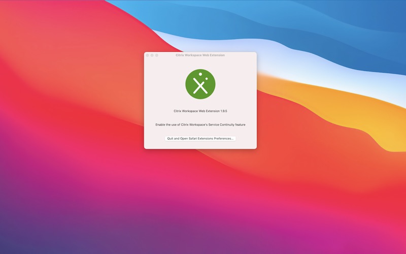 Citrix Workspace Web Extension