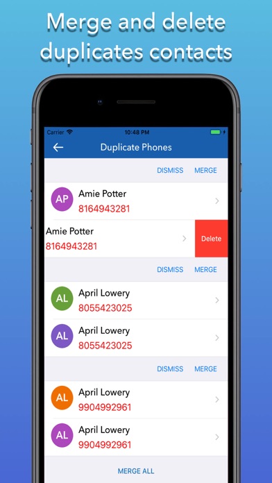 Backup Contacts Cleaner Pro screenshot 2