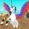 Flying Unicorn Pegasus Horse