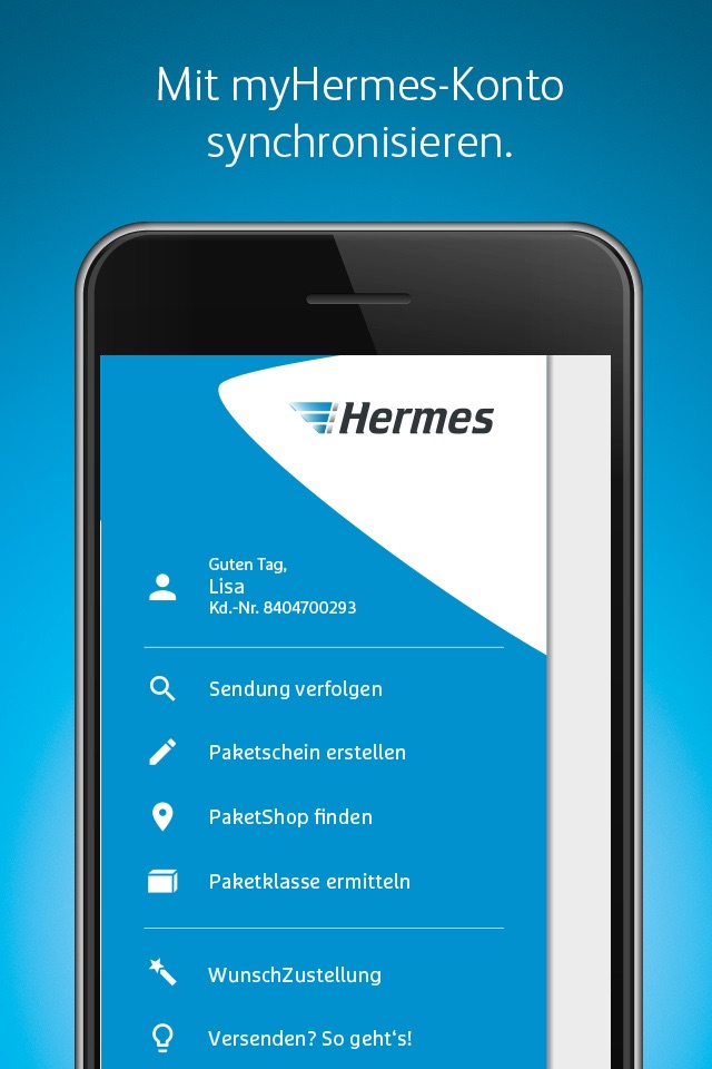 Hermes Paket screenshot 3