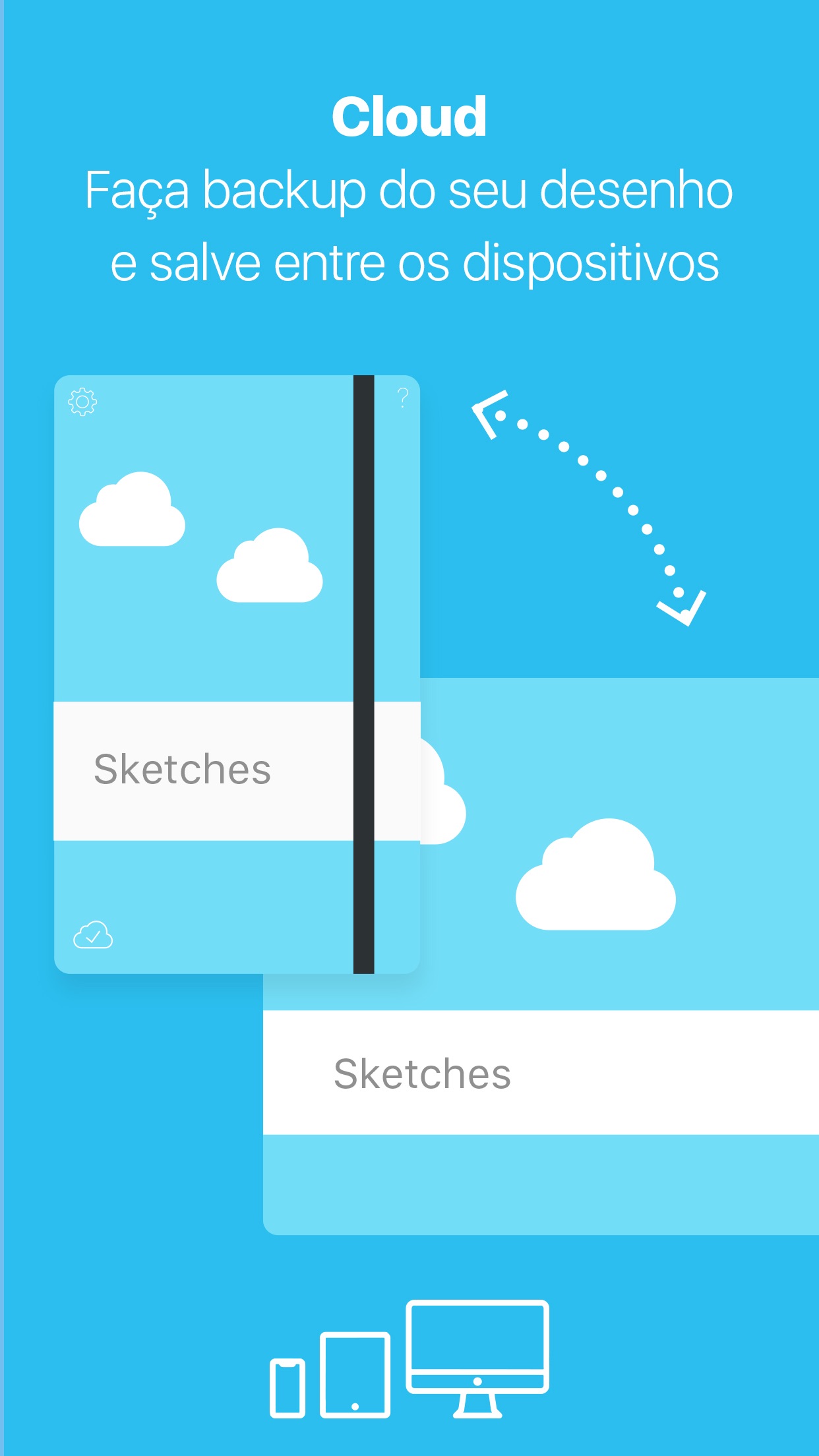 Screenshot do app Tayasui Sketches Pro
