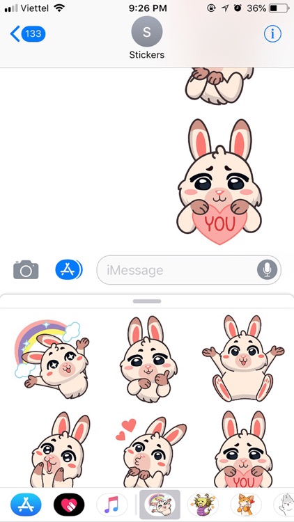 Rabbit Pun Funny Stickers