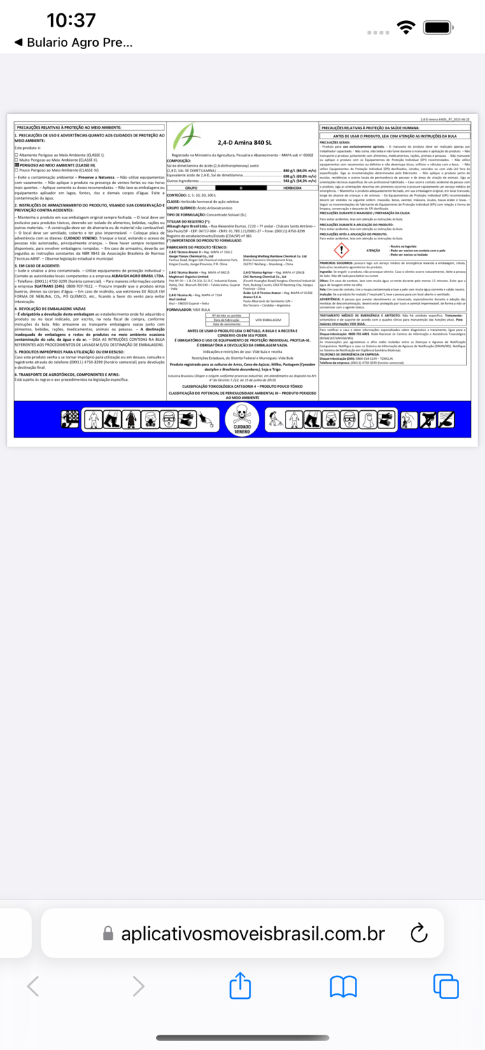 Bulario Agro Premium