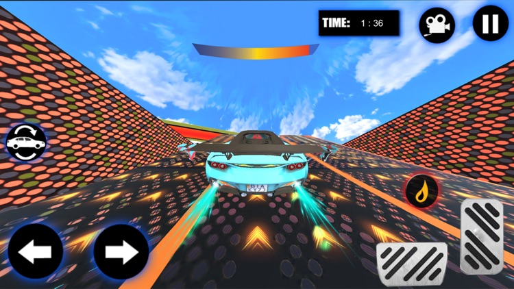 Flying Car Stunts - Car Games screenshot-4