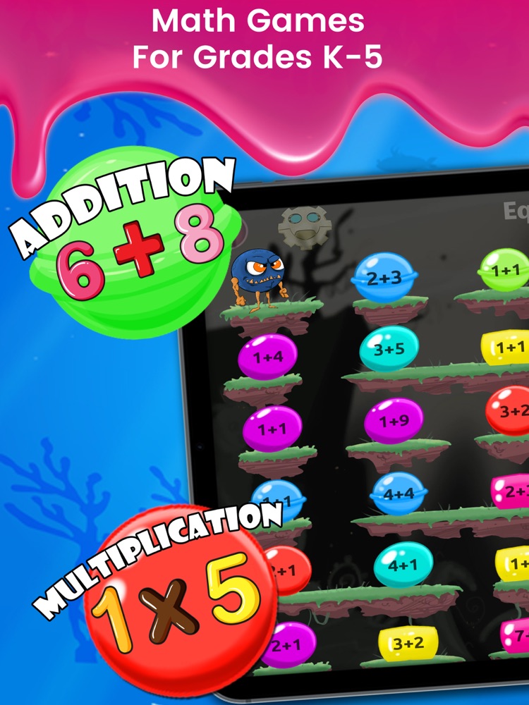 Monster Math : Kids Fun Games App for iPhone - Free Download Monster