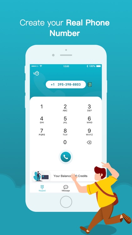 Second number line: Call+Text