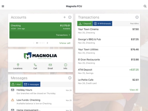 Magnolia Federal Credit Union screenshot 2