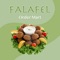 Falafel is a deep-fried ball, or a flat or doughnut-shaped patty, made from ground chickpeas, fava beans, or both