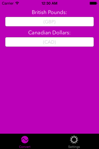 Canadian Dollars To UK Pounds - náhled