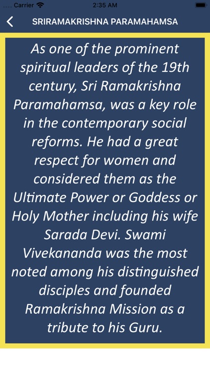 Ramakrishna Paramahamsa Wisdom screenshot-3
