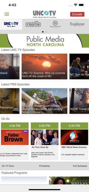 UNC-TV Public Media NC(圖2)-速報App