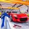 Build amazing cars in a auto repair car building factory on a assembly line, fix multiple parts of sports cars , fix tyre , car head lights and place engine with the crane on the assembly line, paint your car with the color of your own choice   , & then take it for the test drive outside the car factory