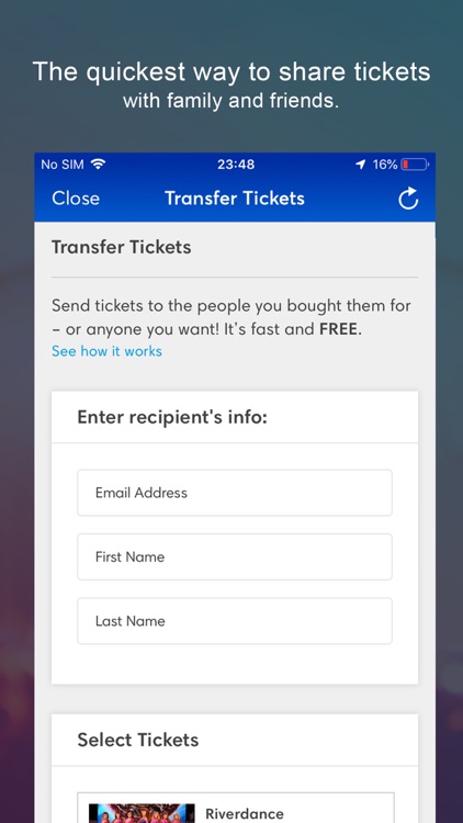 Ticketmaster IE screenshot-5