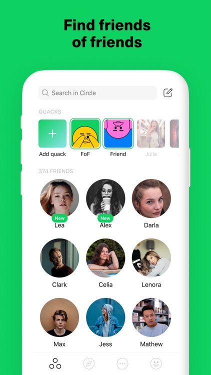 Quack: Find friends of friends screenshot-0