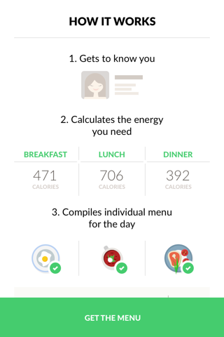 PEP: Healthy menu of the day screenshot 3