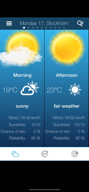 Weather for Sweden(圖2)-速報App